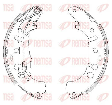 Sada brzdových čelistí REMSA 4192.00