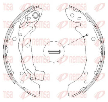 Brzdové pakny REMSA 4197.00