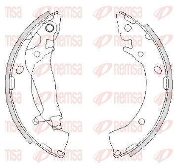 Sada brzdových čelistí REMSA 4203.00