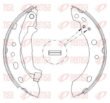 Brzdové pakny REMSA 4204.00