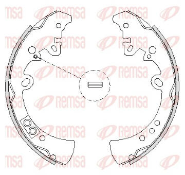 Brzdové pakny REMSA 4218.00