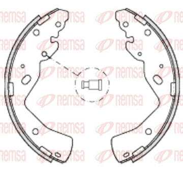 Sada brzdových čelistí REMSA 4232.00