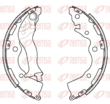 Brzdové pakny REMSA 4234.00