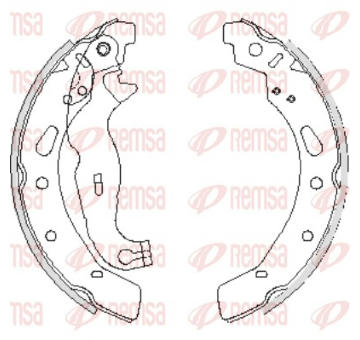 Brzdové pakny REMSA 4242.00