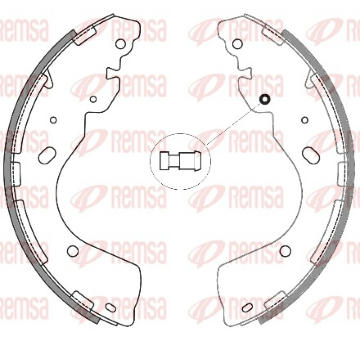 Sada brzdových čelistí REMSA 4246.00