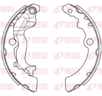 Brzdové pakny REMSA 4251.00