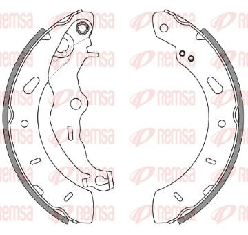 Sada brzdových čelistí REMSA 4256.00