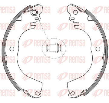 Brzdové pakny REMSA 4257.00