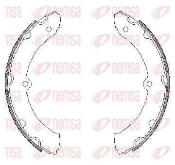 Brzdové pakny REMSA 4314.00