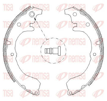 Brzdové pakny REMSA 4333.01
