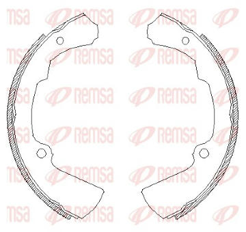 Brzdové pakny REMSA 4378.00