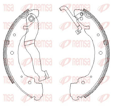 Brzdové pakny REMSA 4402.00