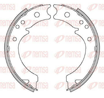 Sada brzdových čelistí, parkovací brzda REMSA 4457.00