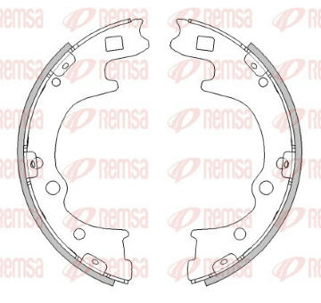 Brzdové pakny REMSA 4496.00