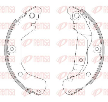 Sada brzdových čelistí REMSA 4515.00