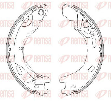 Sada brzdových čelistí REMSA 4520.00