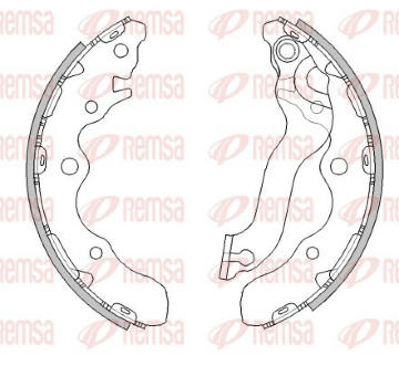 Sada brzdových čelistí REMSA 4521.00