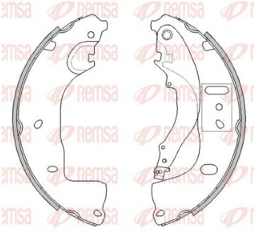 Brzdové pakny REMSA 4539.00