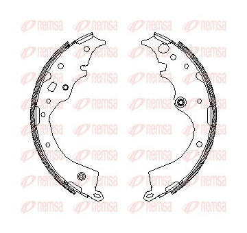 Brzdové pakny REMSA 4578.00