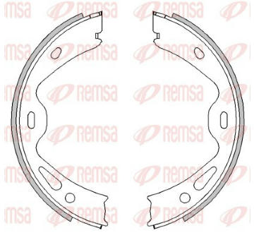 Brzdová čelist, parkovací brzda REMSA 4613.00