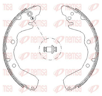 Sada brzdových čelistí REMSA 4645.00