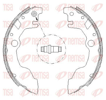 Brzdové pakny REMSA 4661.00