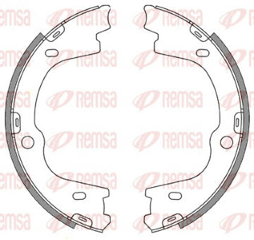 Brzdová čelist, parkovací brzda REMSA 4673.00