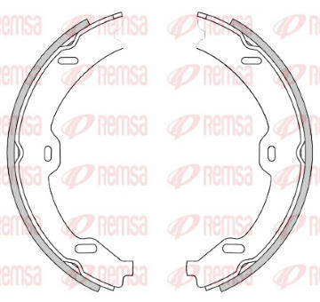 Brzdová čelist, parkovací brzda REMSA 4693.00