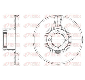 Brzdový kotouč REMSA 6009.10