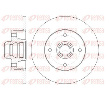Brzdový kotouč REMSA 6024.00