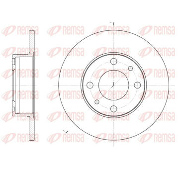 Brzdový kotouč REMSA 6030.00