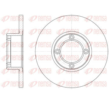 Brzdový kotouč REMSA 6037.00