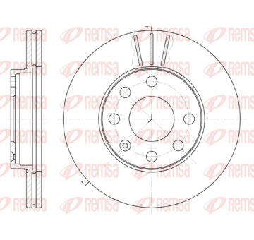 Brzdový kotouč REMSA 6061.10