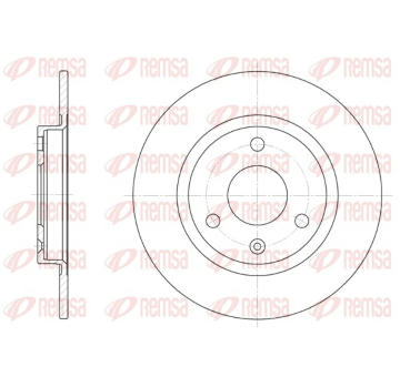 Brzdový kotouč REMSA 6070.00