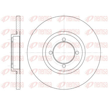 Brzdový kotouč REMSA 6091.00