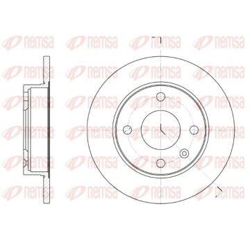 Brzdový kotouč REMSA 6094.00