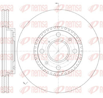Brzdový kotouč REMSA 61002.10