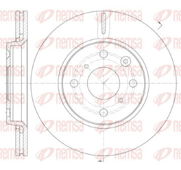 Brzdový kotouč REMSA 61003.10