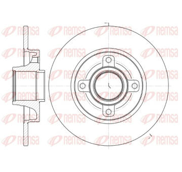 Brzdový kotouč REMSA 61014.00