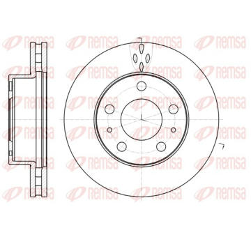 Brzdový kotouč REMSA 61016.10
