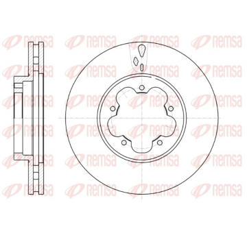 Brzdový kotouč REMSA 61021.10