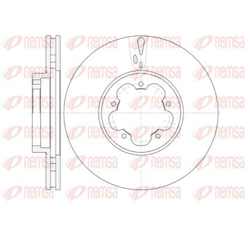 Brzdový kotouč REMSA 61022.10
