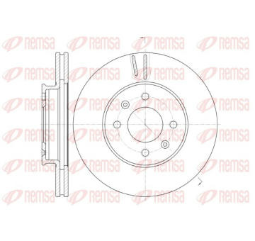 Brzdový kotouč REMSA 61023.10