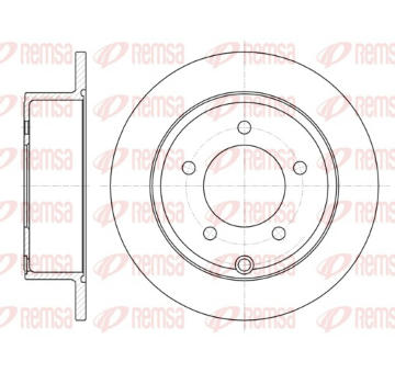 Brzdový kotouč REMSA 61025.00