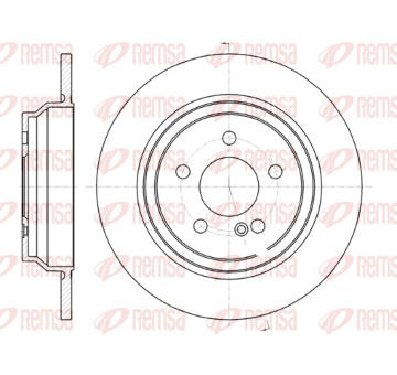 Brzdový kotouč REMSA 61033.00