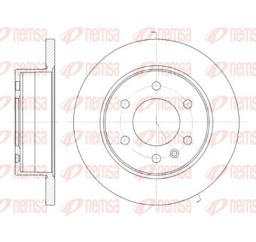 Brzdový kotouč REMSA 61035.00