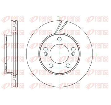 Brzdový kotouč REMSA 61040.10