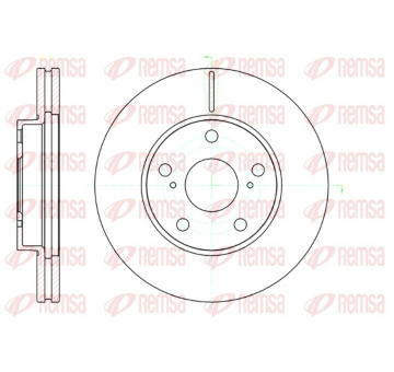 Brzdový kotouč REMSA 61043.10