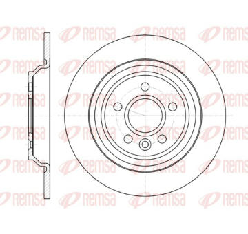 Brzdový kotouč REMSA 61045.00
