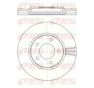 Brzdový kotouč REMSA 61047.10
